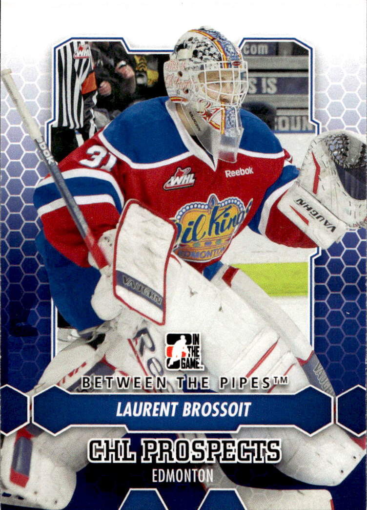 LAURENT BROSSOIT 12-13 In the Game Between the Pipes