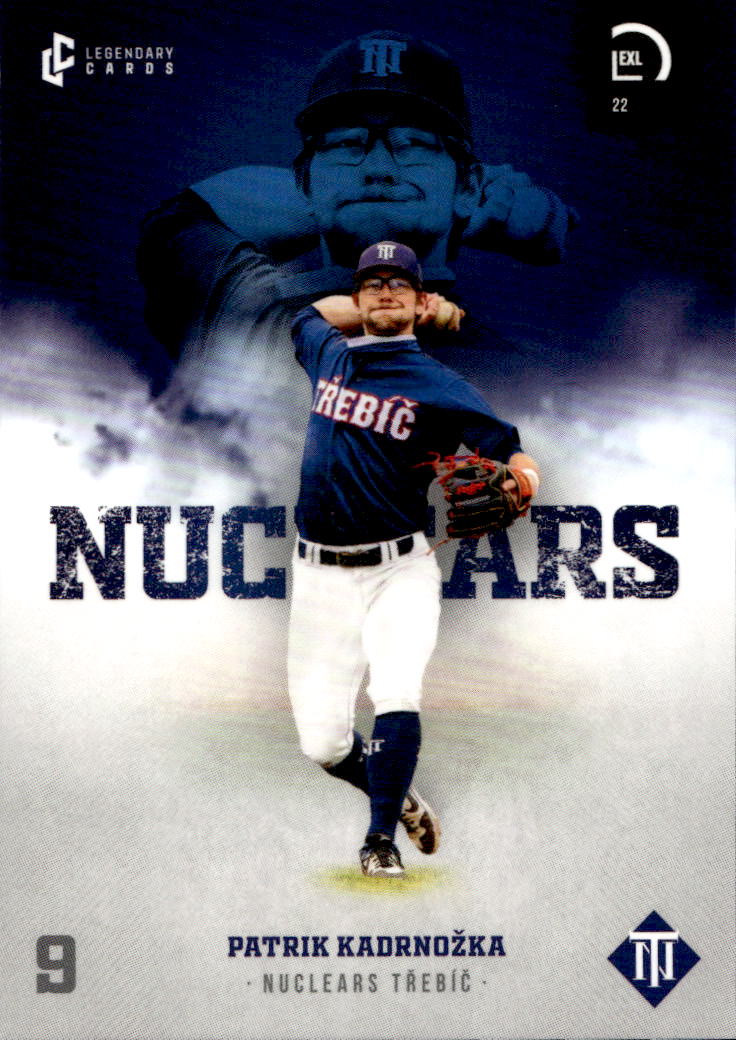 PATRIK KADRNOŽKA 2022 Legendary Cards CZE Baseball Extraleague