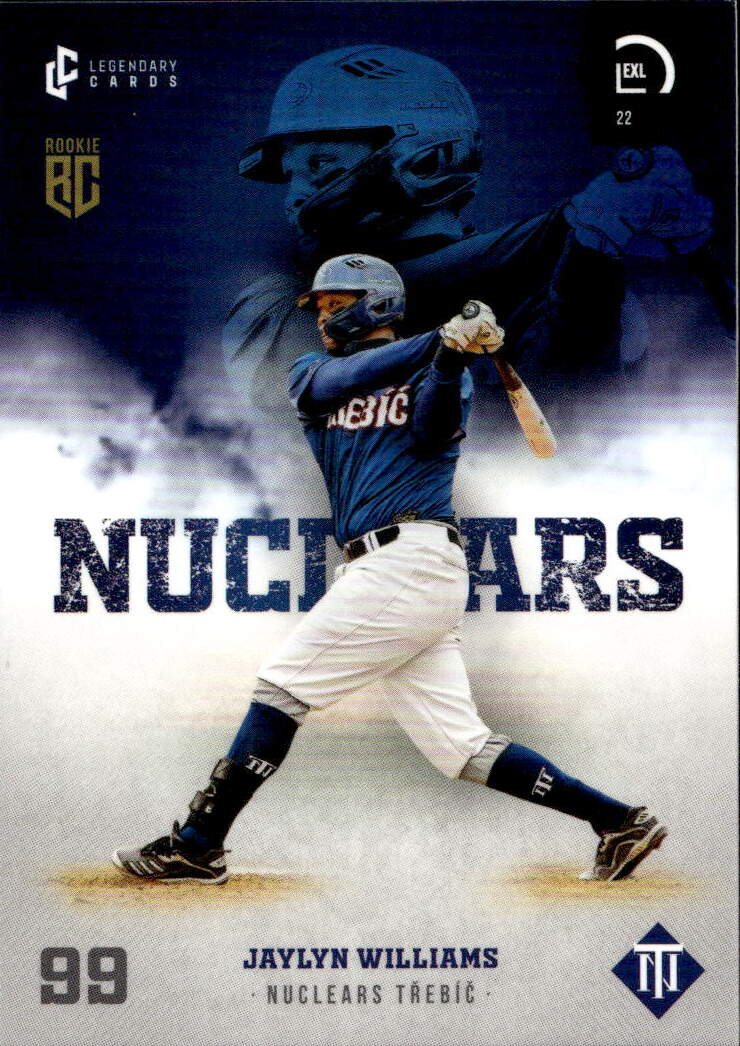 JAYLYN WILLIAMS 2022 Legendary Cards CZE Baseball Extraleague