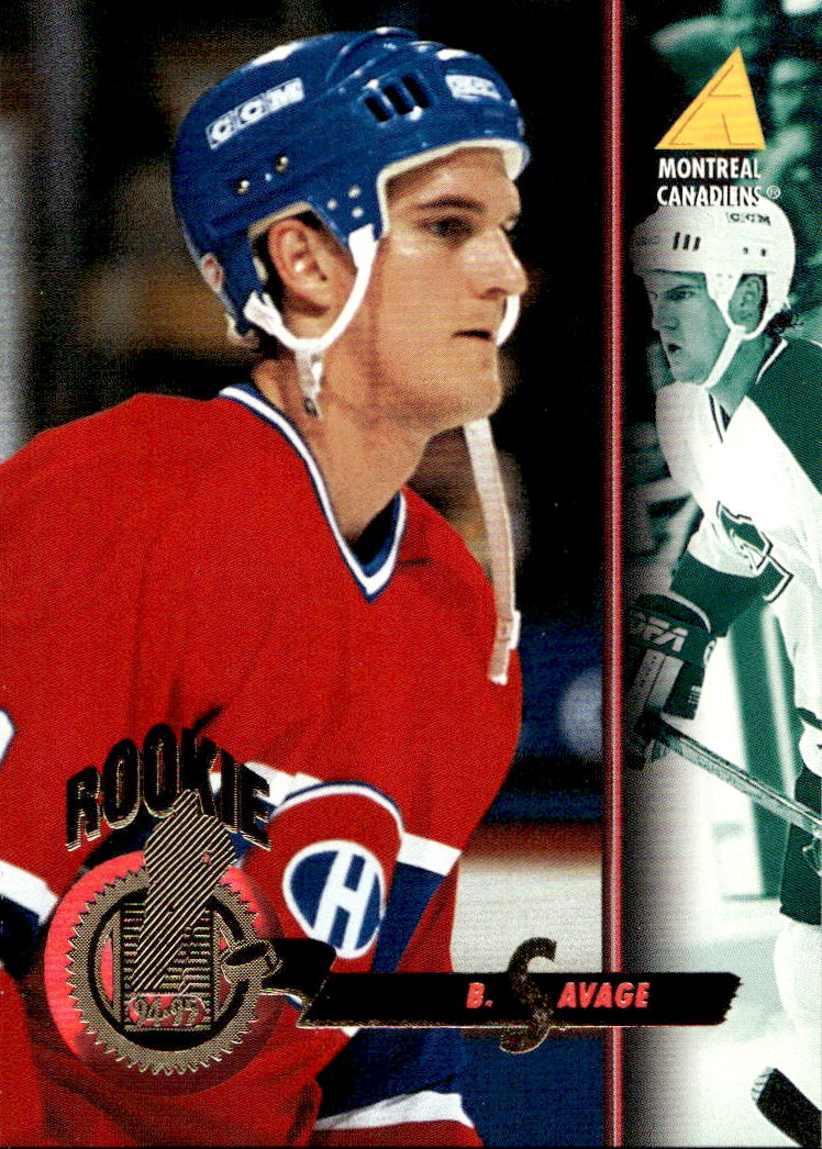 Rookie BRIAN SAVAGE 94-95 Pinnacle
