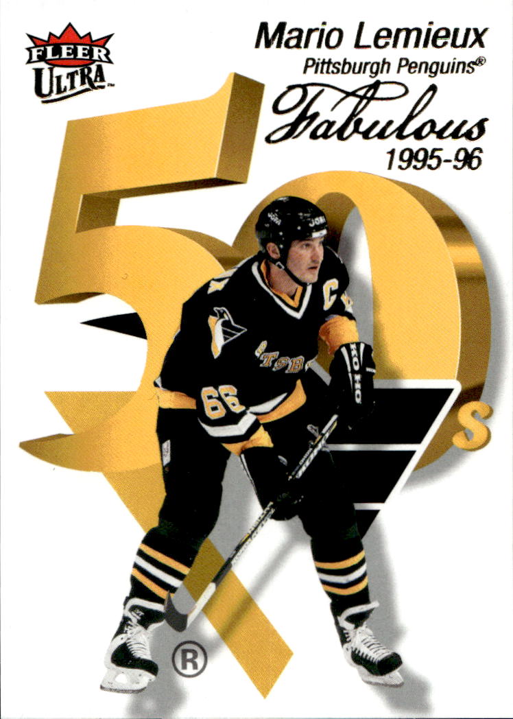 Fabulous 50's MARIO LEMIEUX 21-22 UD Fleer Ultra