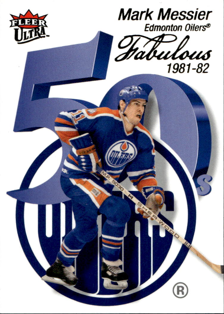 Fabulous 50's MARK MESSIER 21-22 UD Fleer Ultra