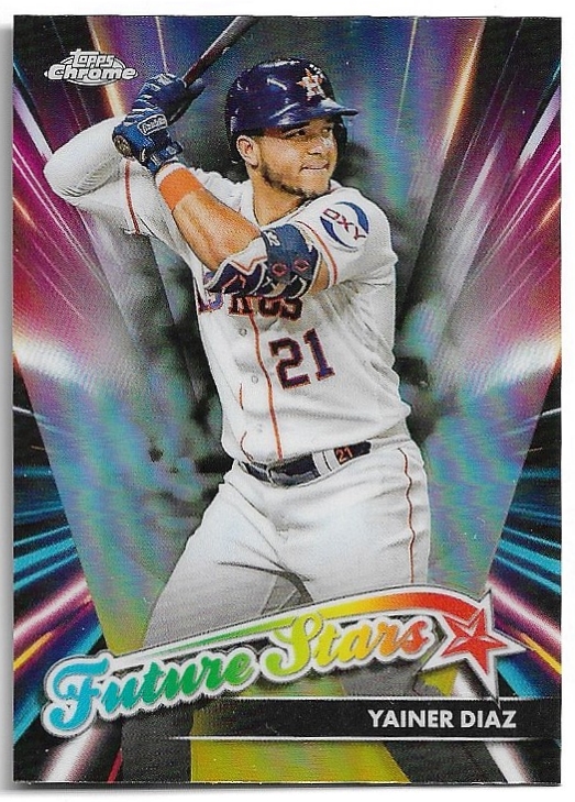 Future Stars YAINER DIAZ 2024 Topps Chrome Baseball