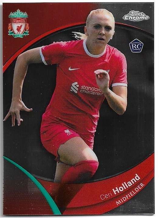 Rookie CERI HOLLAND 23-24 Topps Chrome Liverpool