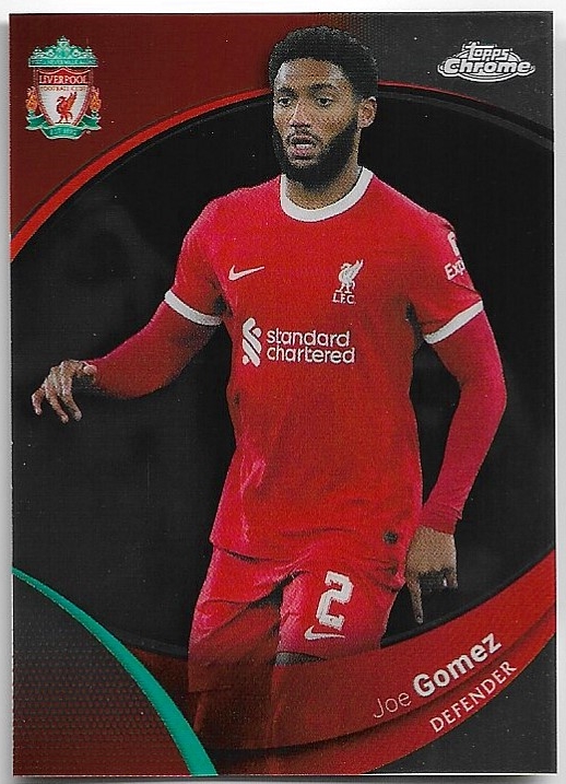 JOE GOMEZ 23-24 Topps Chrome Liverpool