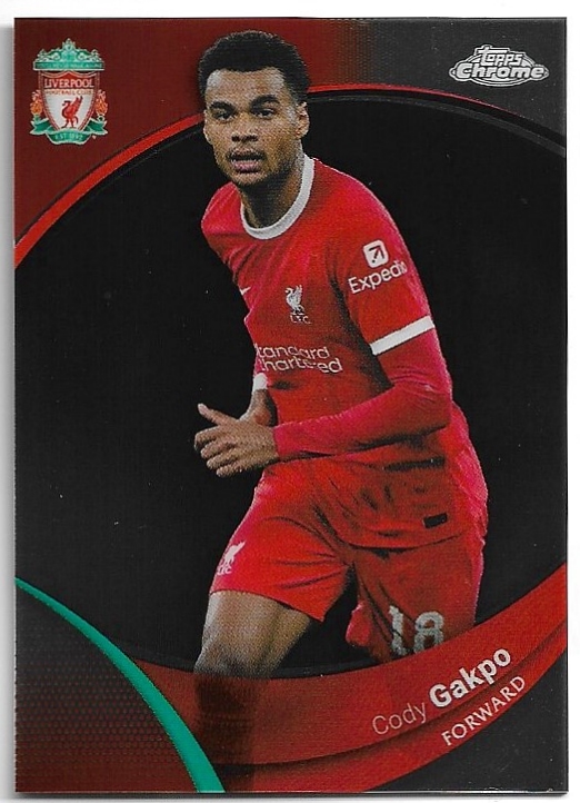 CODY GAKPO 23-24 Topps Chrome Liverpool