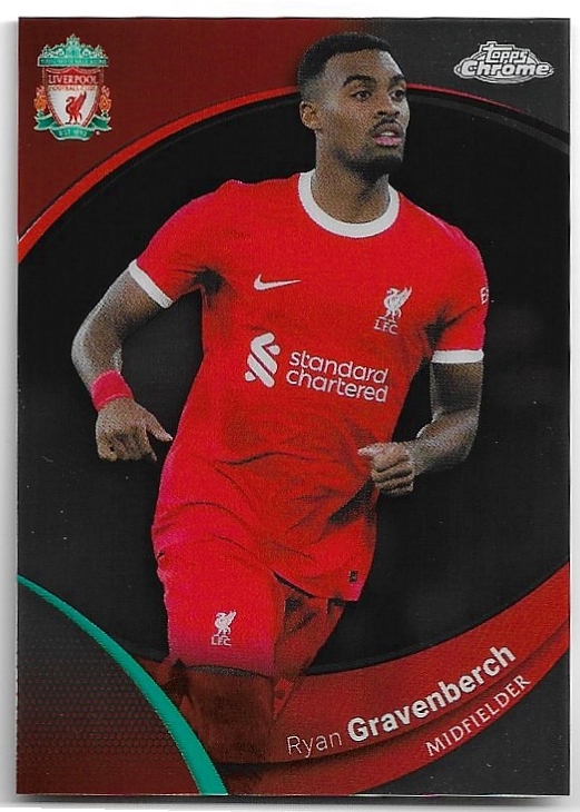 RYAN GRAVENBERCH 23-24 Topps Chrome Liverpool