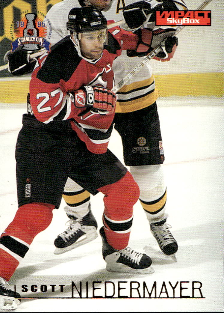 SCOTT NIEDERMAYER 95-96 Skybox Impact