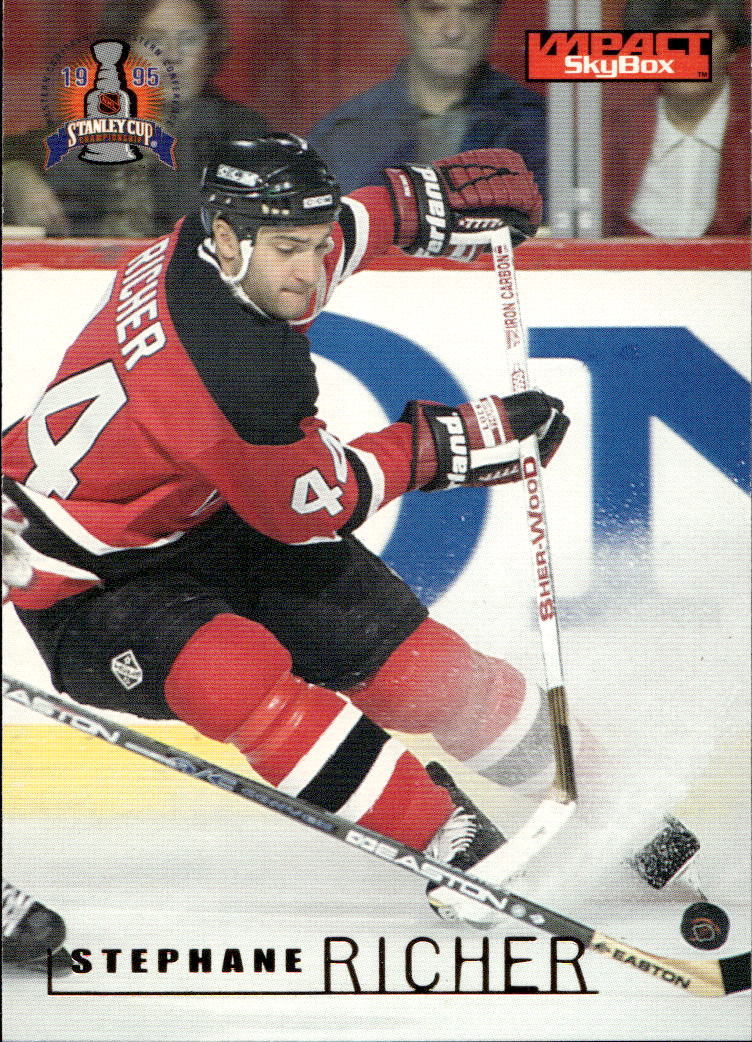 STEPHANE RICHER 95-96 Skybox Impact