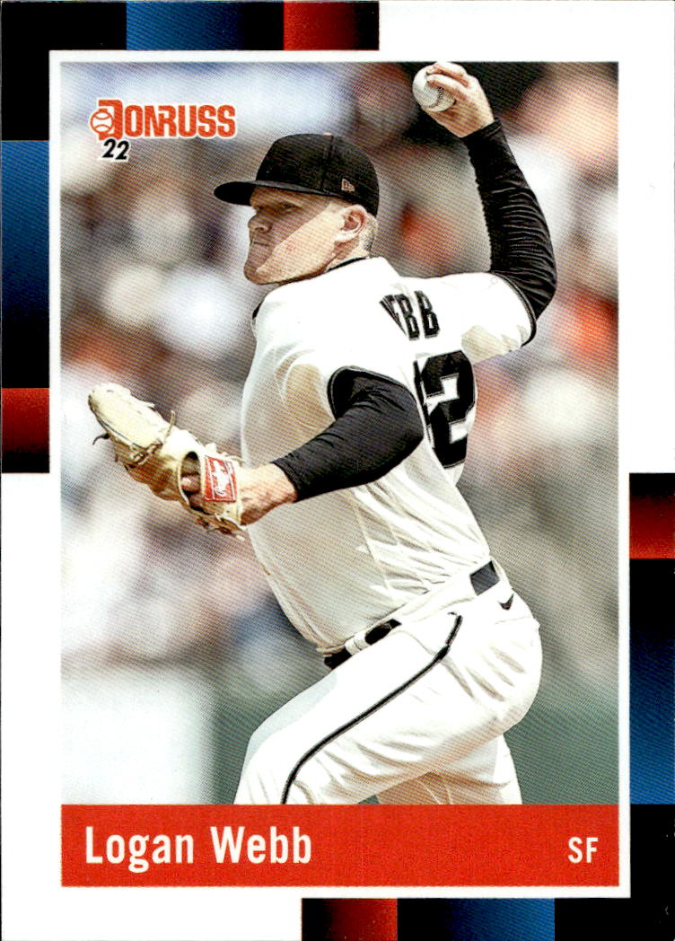 Retro 1988 LOGAN WEBB 2022 Panini Donruss Baseball