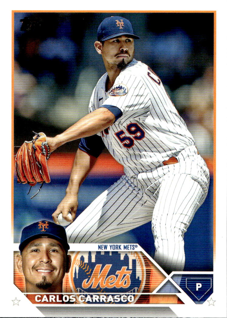 CARLOS CARRASCO 2023 Topps Series 1 Baseball