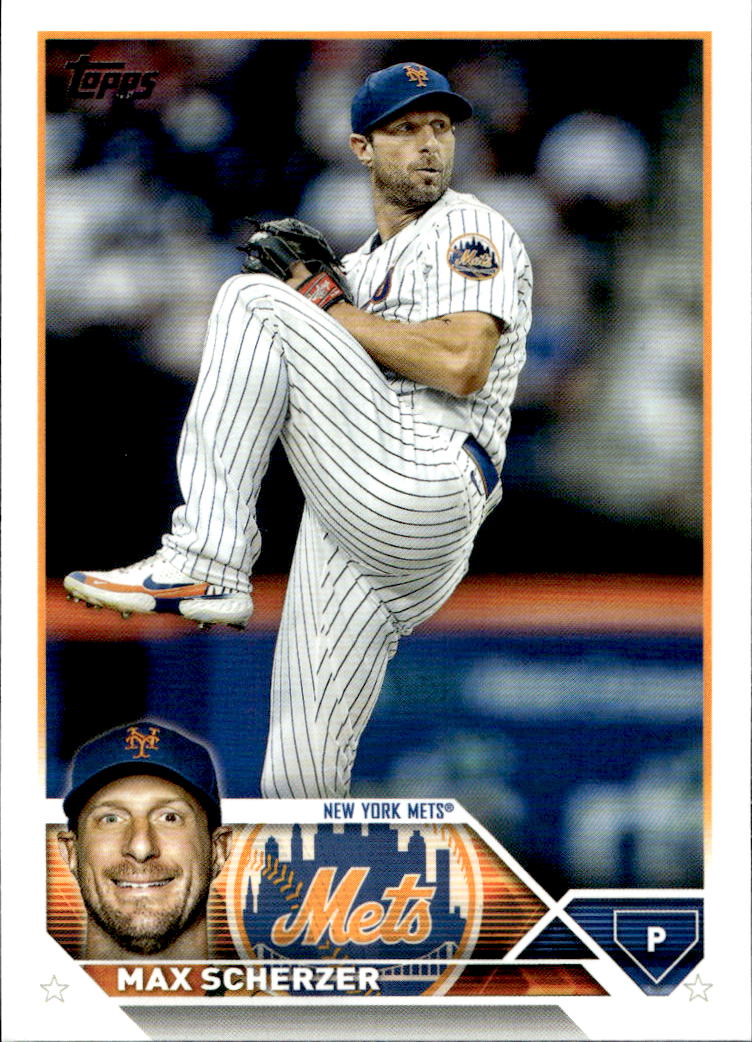 MAX SCHERZER 2023 Topps Series 1 Baseball