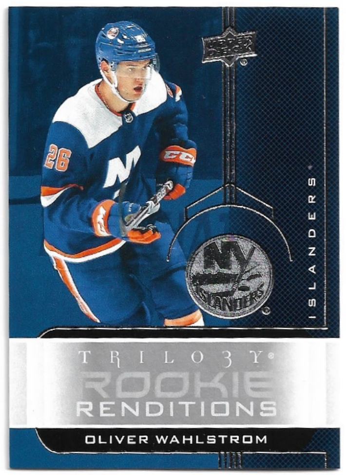 Rookie Renditions OLIVER WAHLSTROM 19-20 UD Trilogy