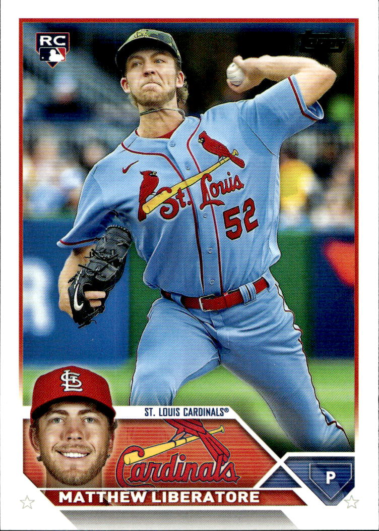 Rookie MATTHEW LIBERATORE 2023 Topps Series 1 Baseball