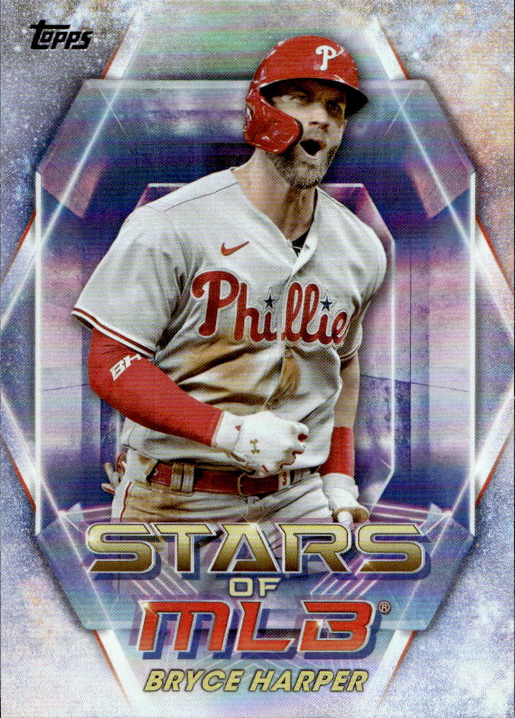 Stars of MLB BRYCE HARPER 2023 Topps Series 1 Baseball