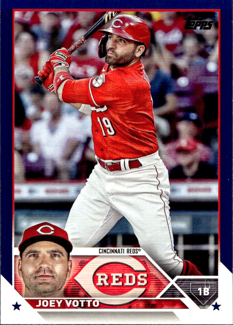 Royal Blue JOEY VOTTO 2023 Topps Series 1 Baseball
