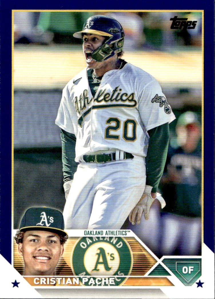 Royal Blue CRISTIAN PACHE 2023 Topps Series 1 Baseball