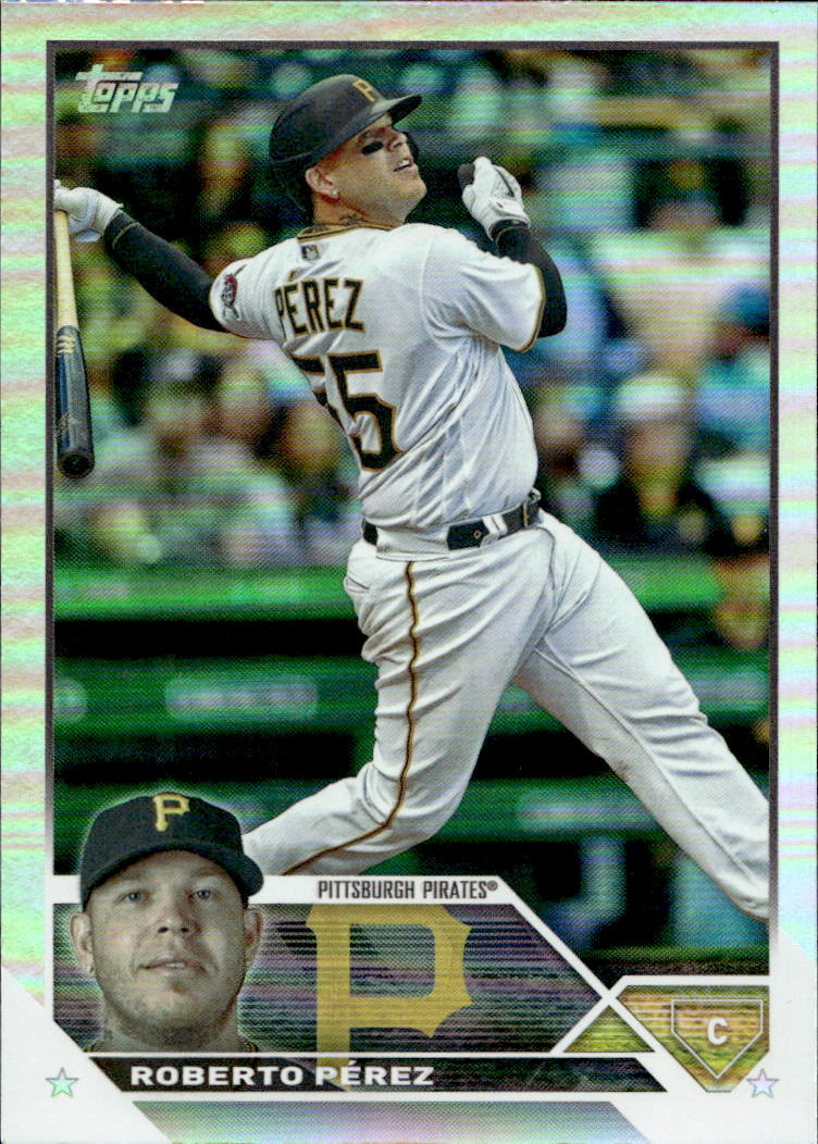 Rainbow Foil ROBERTO PEREZ 2023 Topps Series 1 Baseball