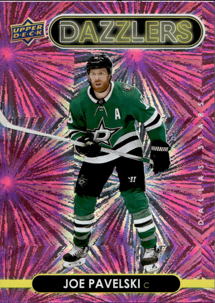 Dazzlers Pink JOE PAVELSKI 21-22 UD Series 1 (horší horní hrana)