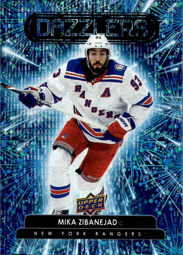 Dazzlers Blue MIKA ZIBANEJAD 22-23 UD Series 1