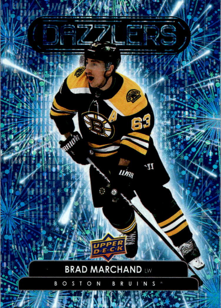 Dazzlers Blue BRAD MARCHAND 22-23 UD Series 1