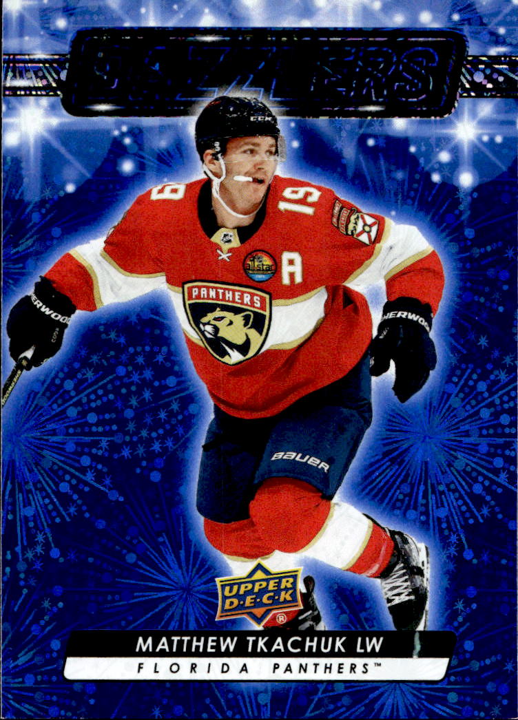Dazzlers Blue MATTHEW TKACHUK 23-24 UD Series 2