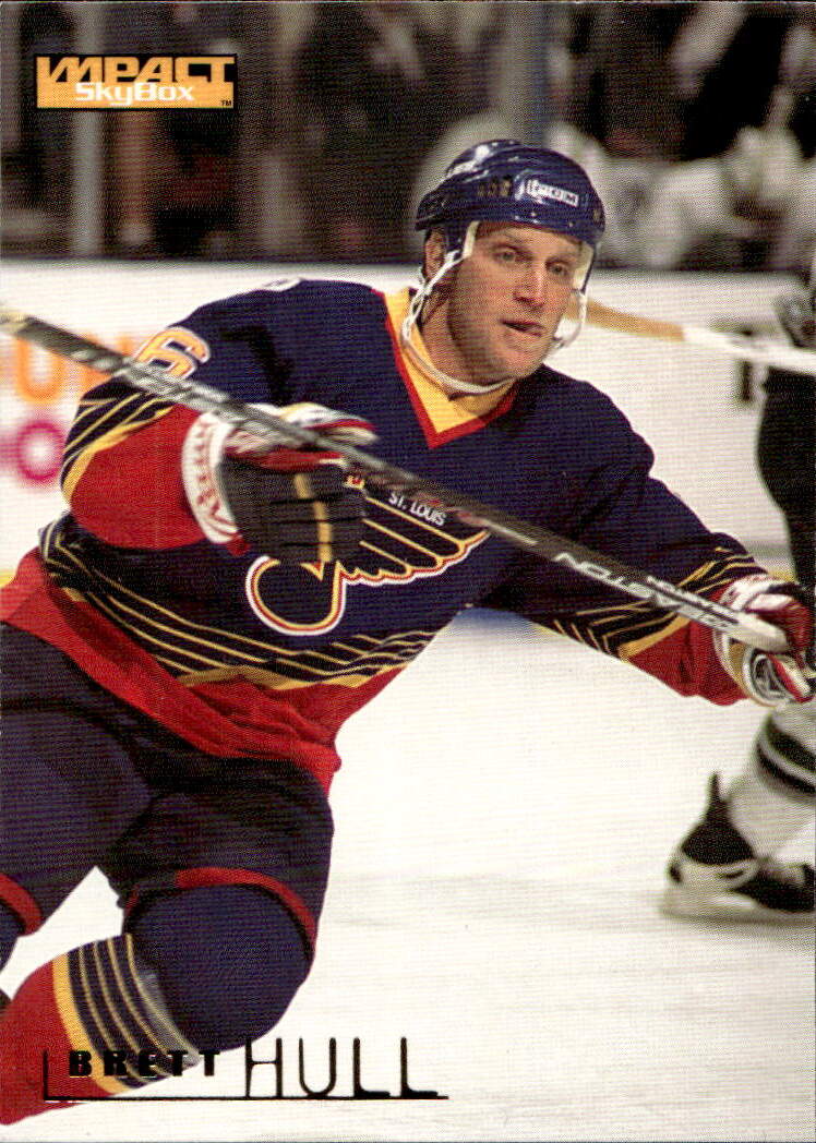 BRETT HULL 95-96 Skybox Impact