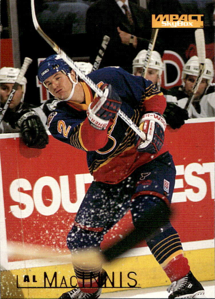 AL MACINNIS 95-96 Skybox Impact
