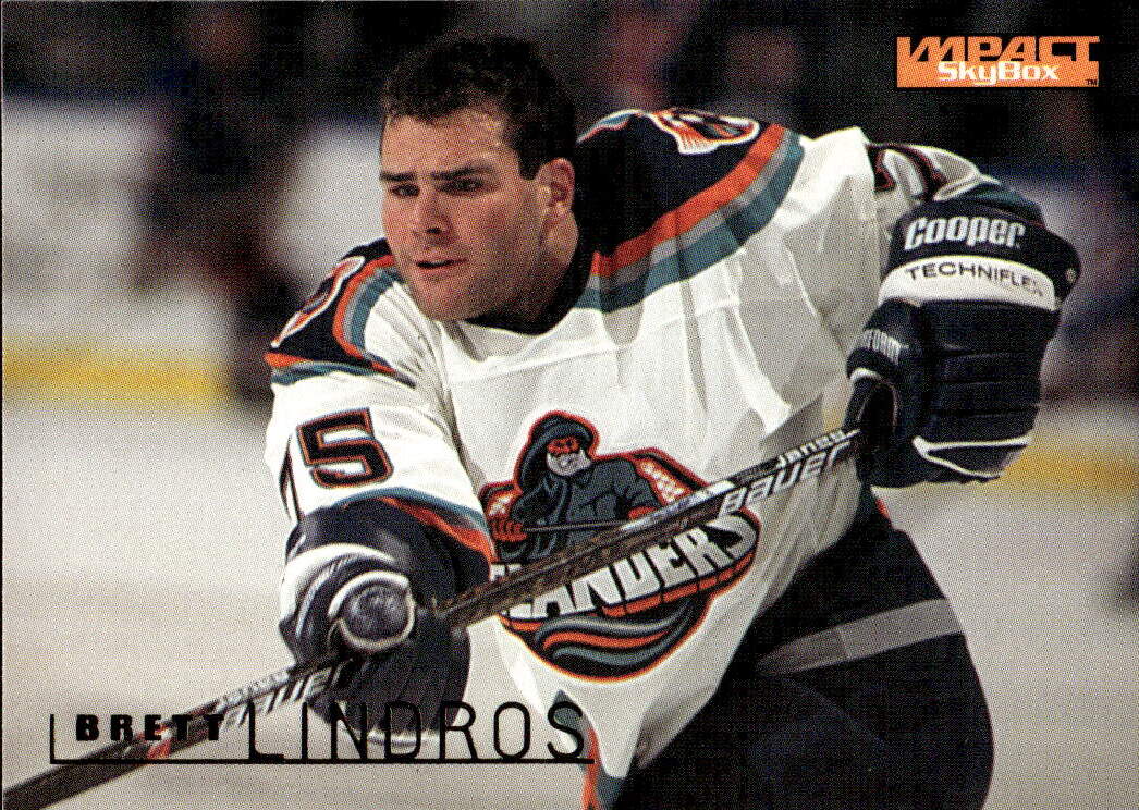 BRETT LINDROS 95-96 Skybox Impact