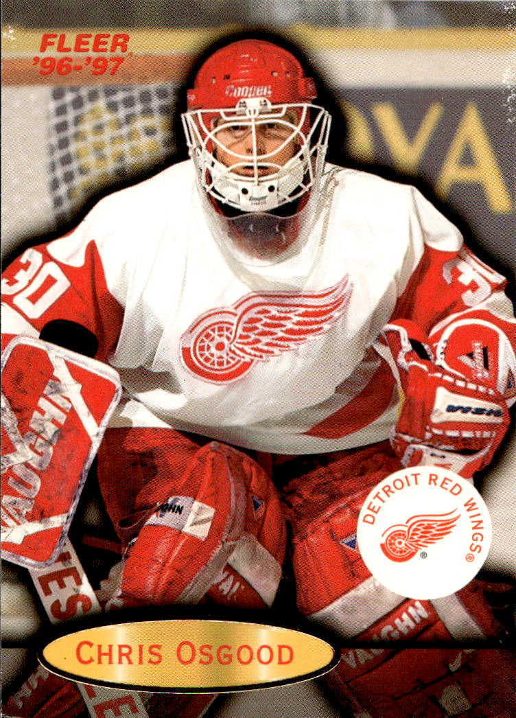 CHRIS OSGOOD 96-97 Fleer (světlé růžky)