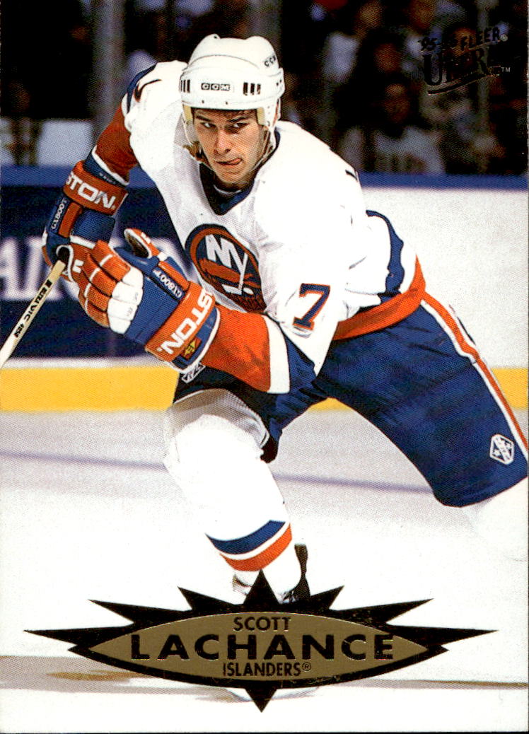 SCOTT LACHANCE 95-96 Fleer Ultra Extra (lehce světlý růžek)