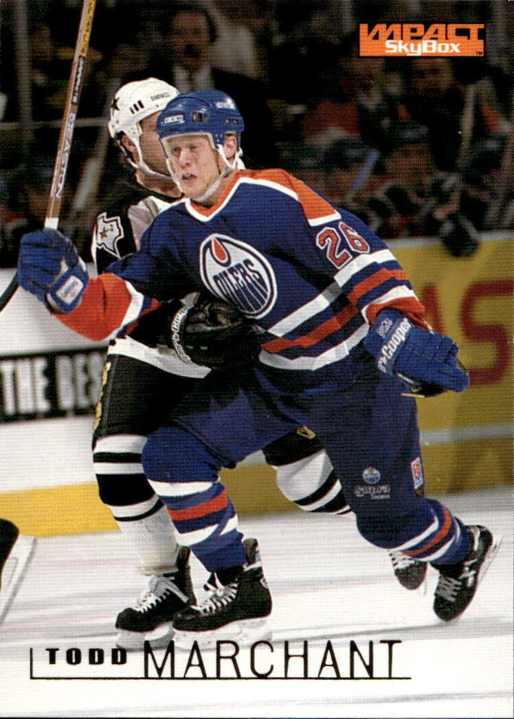 TODD MARCHANT 95-96 Skybox Impact