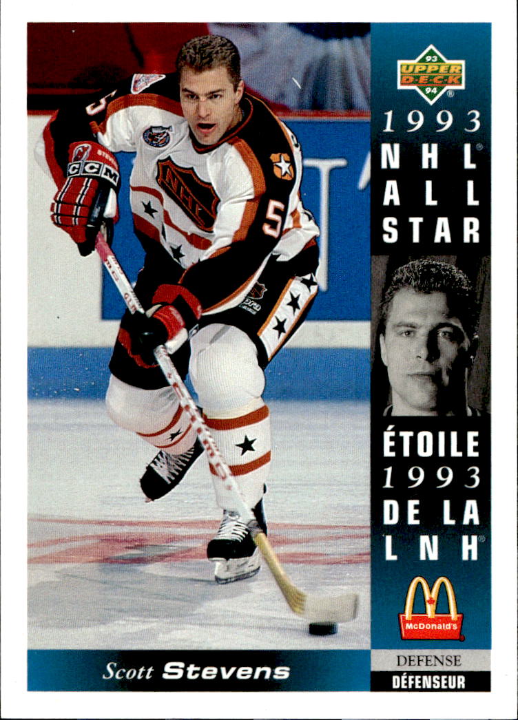SCOTT STEVENS 93-94 UD McDonald's