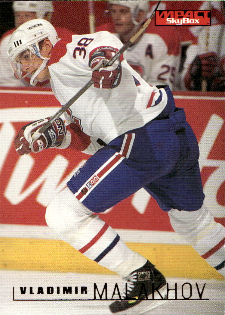 VLADIMIR MALAKHOV 95-96 Skybox Impact
