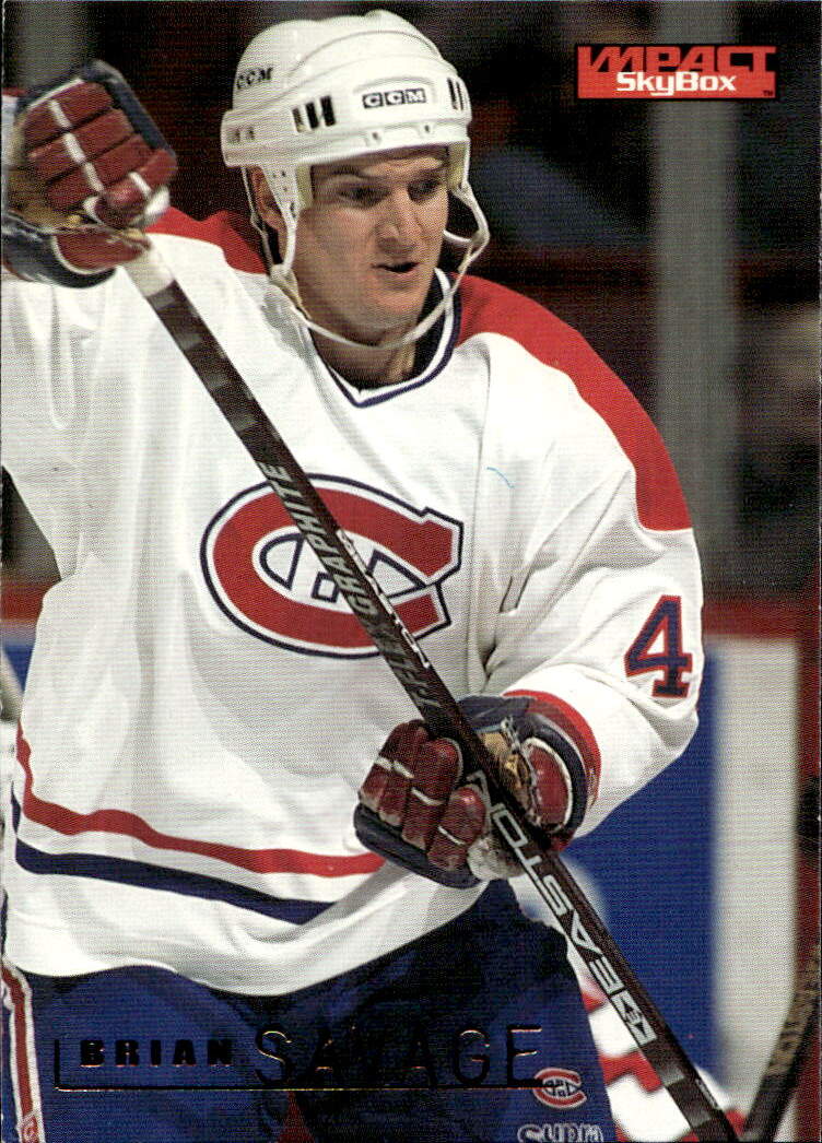 BRIAN SAVAGE 95-96 Skybox Impact
