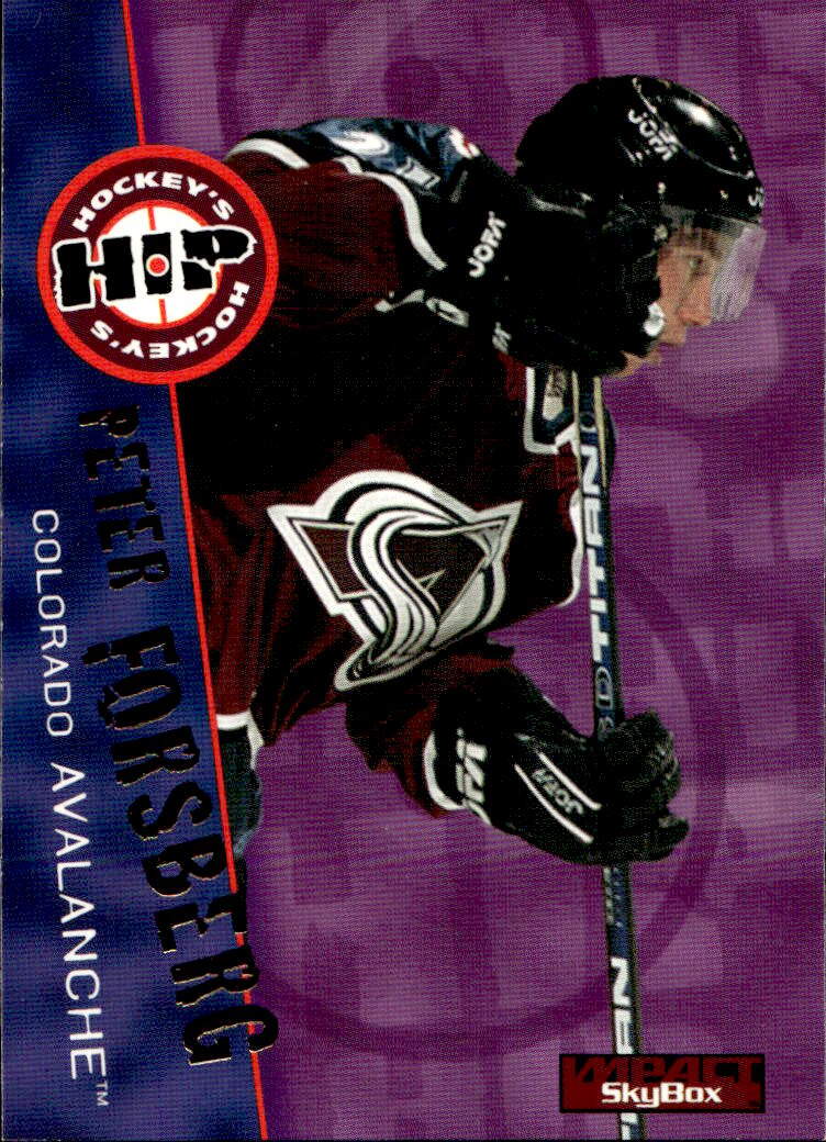 Hockey's Hip PETER FORSBERG 95-96 Skybox Impact