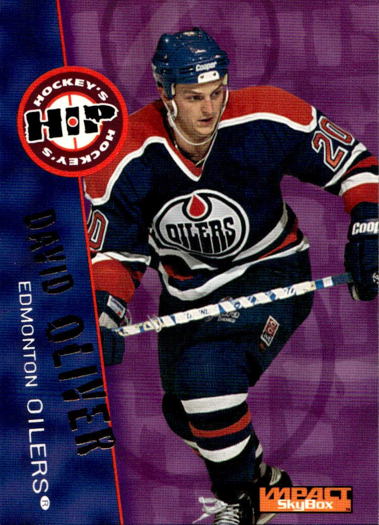 Hockey's Hip DAVID OLIVER 95-96 Skybox Impact