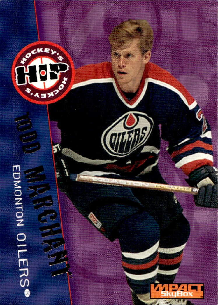 Hockey's Hip TODD MARCHANT 95-96 Skybox Impact