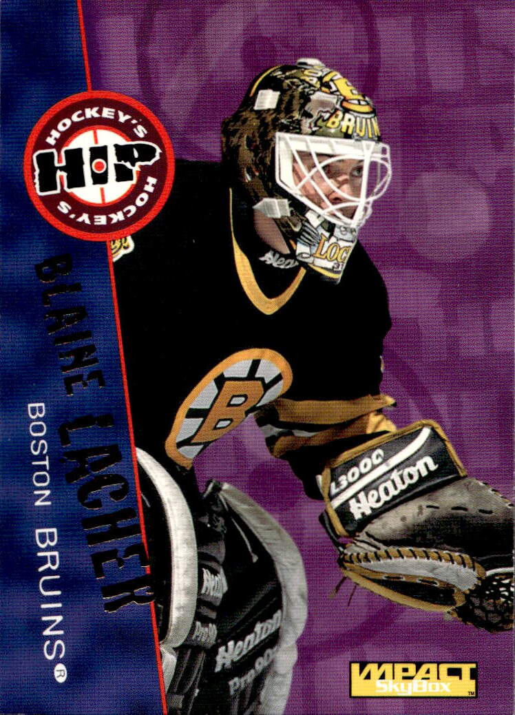 Hockey's Hip BLAINE LACHER 95-96 Skybox Impact