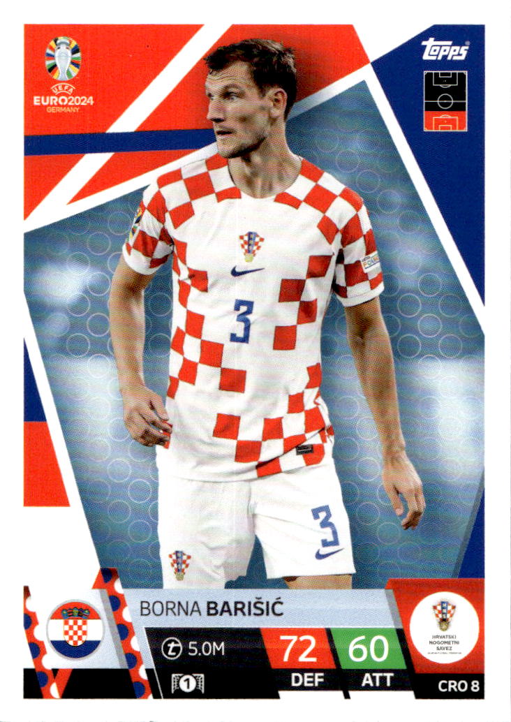 BORNA BARISIC 2024 EURO Match Attax