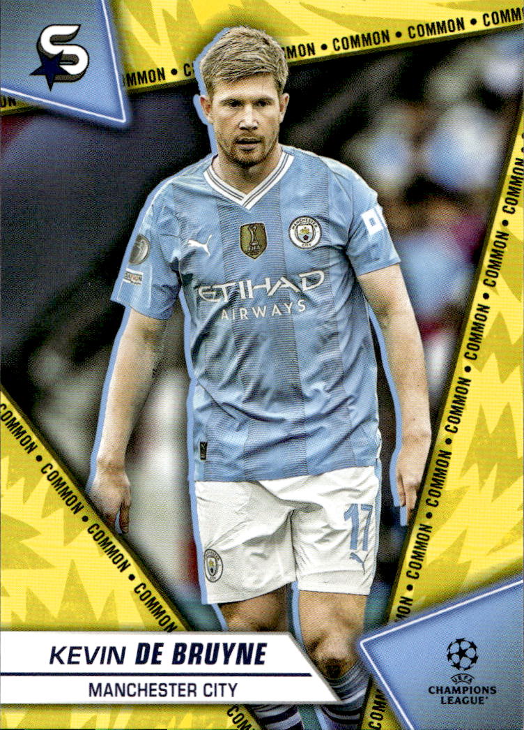 Variations Common Yellow KEVIN DE BRUYNE 23-24 Topps UEFA Superstars