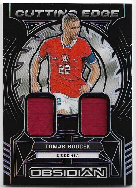 Jersey Purple Cutting Edge TOMÁŠ SOUČEK 22-23 Panini Obsidian Soccer 22/50 (jersey number)