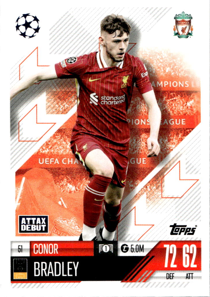 CONOR BRADLEY 24-25 Match Attax UCL
