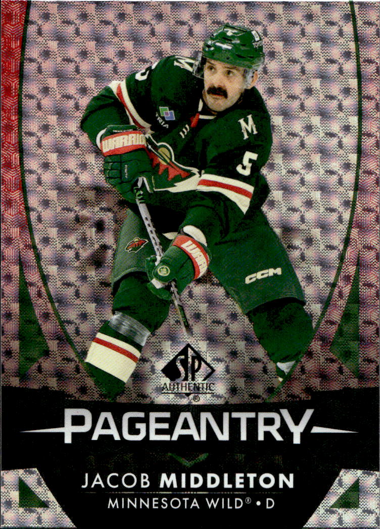 Red Pageantry JACOB MIDDLETON 23-24 UD SP Authentic