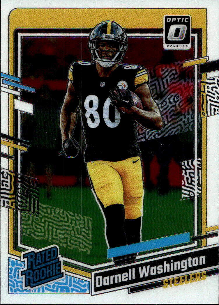Rated Rookie DARNELL WASHINGTON 2023 Panini Donruss Optic Football
