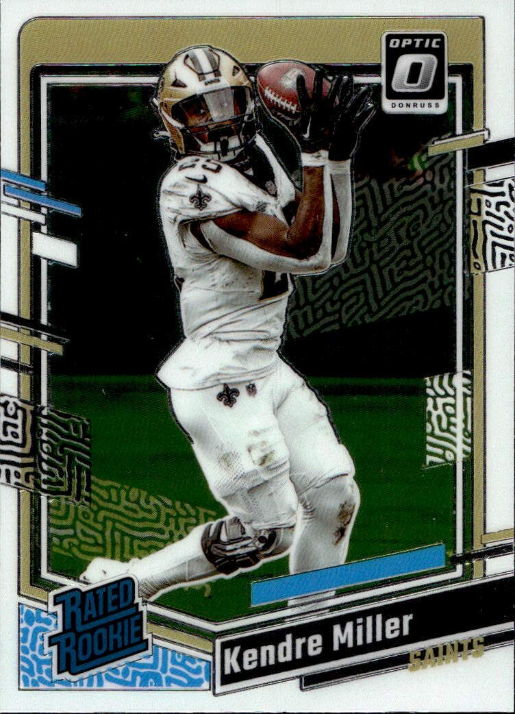 Rated Rookie KENDRE MILLER 2023 Panini Donruss Optic Football
