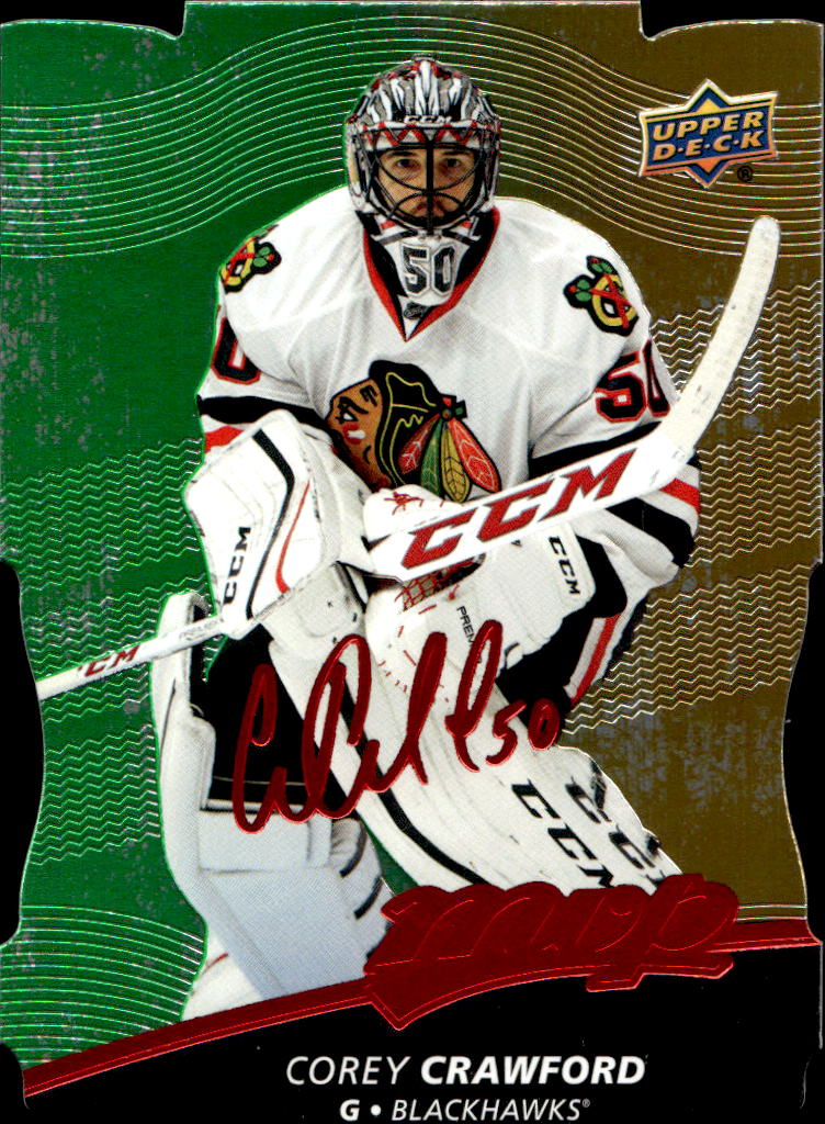 Gold Colors & Contours Level 1 COREY CRAWFORD 17-18 UD MVP