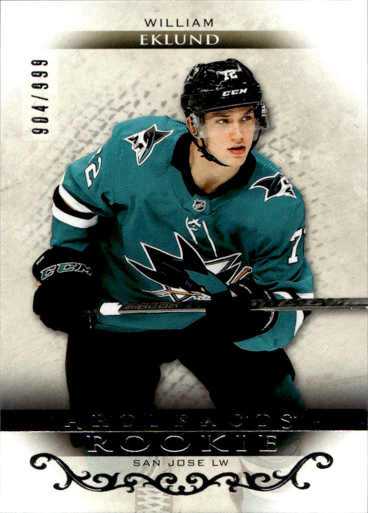 Extended Rookie WILLIAM EKLUND 21-22 UD Artifacts /999