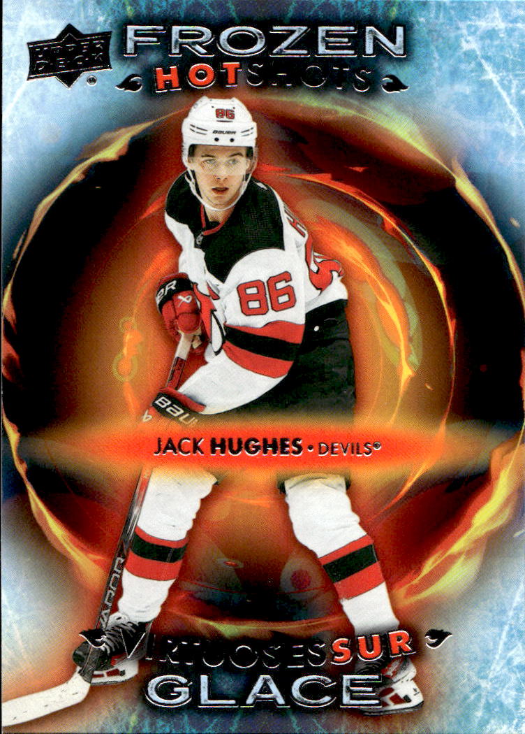 Frozen Hot Shots JACK HUGHES 24-25 UD Tim Hortons Collector's Series