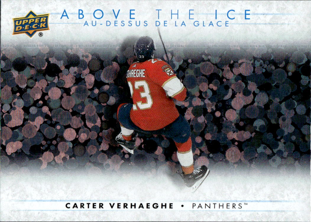 Above the Ice CARTER VERHAEGHE 24-25 UD Tim Hortons Collector's Series